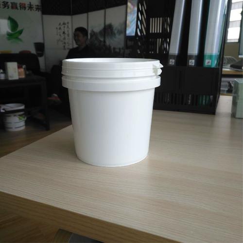 厂家直销1l/公斤易拉盖塑料桶 食品级pp密封包装容器 补墙膏可装